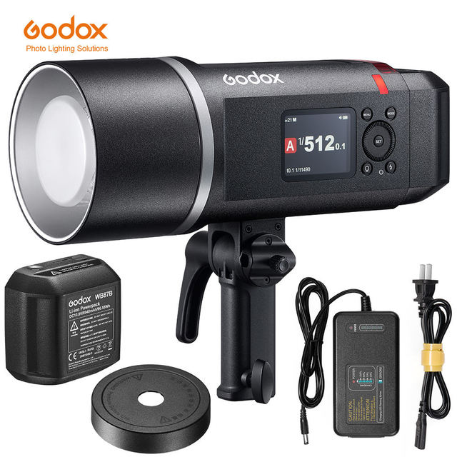 Godox AD600BMII 600Ws TTL HSS Outdoor Flash Li-on Battery with Built-in Godox 2.4G Wireless X System for Photography Studio