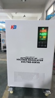 Stabilisateur de tension monophasé entièrement automatique AVR à balais de charbon Servo Stabilizer, sortie 220V