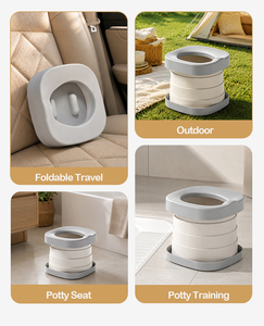 BABY JOYCE BJ-155 Siège de <span class=keywords><strong>toilette</strong></span> portable pliable pour tout-petits, utilisation en voiture et en camping, intérieur/extérieur - Product Image 5