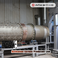 Machine d'activation de charbon actif à partir de sciure de coques de noix de coco fines pour le traitement de l'air et la récupération de l'or