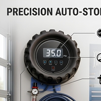 Machine de gonflage automatique des pneus numérique murale 220V avec filtre régulateur pour atelier de pneus et garage