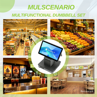 Système de point de vente tout-en-un à double écran tactile, terminal de point de vente Android pour restaurant, machine de point de vente NFC, caisse enregistreuse