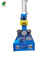 Machine de fabrication de chaussures à faible coût pour orteils chauds à une tête pneumatique de type table