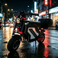 Scooter électrique tout-terrain 14 pouces à double moteur 72V 50AH avec batterie amovible, autonomie de 63 à 93 miles, pour adultes, en stock dans l'entrepôt de Californie