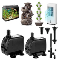 Pompe à eau submersible silencieuse de haute qualité, 220 V, petite, réglable, pour aquarium, bassin à poissons