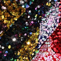 5mm flanelle Sequin tissu pour fille robe Stretch Sequin tissu pour mode robe de mariée velours dentelle tissu Design