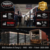 Karpet Mobil 3D TPE untuk BYD-Sealion 8 (Tang L)-RHD-HEV-7S_2025 I Tahan Air I Set Lengkap + Karpet Bagasi OEM/ODM I CE ISO Tanpa Bau