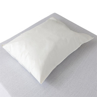 Ensemble de literie d'hôtel moderne rectangulaire tissé sur mesure, antistatique, 100% polyester, taie d'oreiller blanche