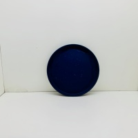 Service de table en céramique bleue de luxe classique - Assiettes, bols, tasses à thé résistantes à la chaleur, compatibles lave-vaisselle et four
