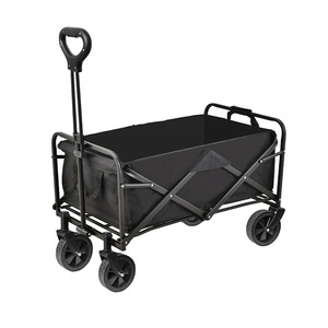 Chariot de courses pliable à roulettes pour supermarché et commerce de détail, chariot à main multiplateforme - Product Image 1