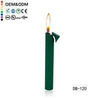Briquet à flamme ouverte DEBANG Slim, briquet en forme de stylo, facile à transporter, rechargeable, couleur personnalisée, mini taille, réglable