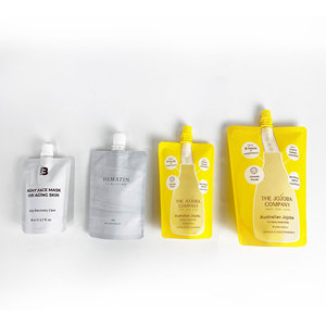 Bolsa de líquido biodegradable Moq bajo con boquilla Bolsa Doypack de aluminio de 200ml con boquilla - Product Image 4