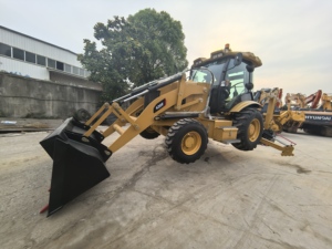Chargeur sur pneus Caterpillar Cat420F d'occasion original en bon état Chargeur rétrocaveuse Cat 420F d'occasion à vendre - Product Image 5