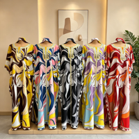 Nouvelle Robe Boubou Africaine 2026 Grande Taille pour Femmes, Kaftan Musulman Ample Longue Maxi, Robe Dashiki Décontractée, Vêtements Abaya pour Dames