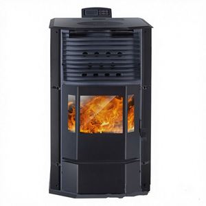Home Indoor Heating Equipment Black Freestanding Wood Heater Fireplace Stoves Steel Construction Stove - Product Image 1