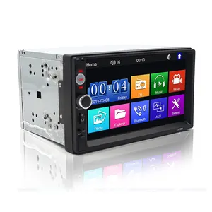 Car Audio Double Din 2DIN 7inch 7010B Long Model Touch screen Multimedia Dvd MP3 MP5 Player Stereo Monitor Universal Car Radio