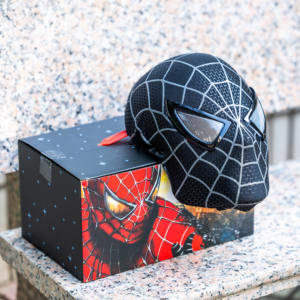 Topeng Pahlawan Cosplay Lucu dengan Lampu Mata Kontrol Sentuh, Bahan Plastik Cetak 3D, Bernapas, Manual, untuk Pesta, Hadiah - Product Image 1