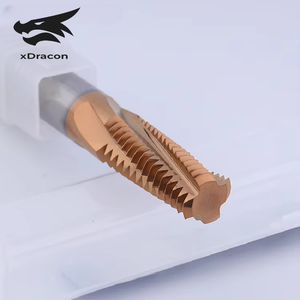 Xdracon Tùy Chỉnh 1/3/4 Răng Tungsten Carbide Chủ Đề End Mill Set HRc55 Chủ Đề Phay Cutter Cho Công Cụ CNC - Product Image 2