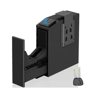 Gun Safe Box for convenience stores bar banks Home Desk Mounted Gun Safe Box Steel Security Safe Finger Print