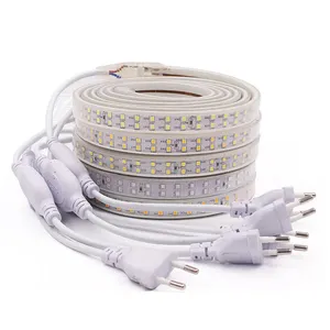 2835) Светодиодная лента с usb-питанием 276led/m 220V мощность SMD2835 Водонепроницаемая светодиодная лента веревка лампа украшение дома освещение теплый белый