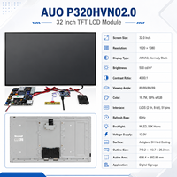 AUO P320HVN02.0 Écran LCD TFT 32 pouces 1920x1080 LCM 99% sRGB 500 Nits pour l'intégration d'affichage commercial