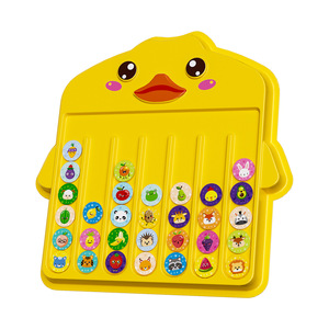 Memory Training <b>Matching</b> Game Board For Toddlers Colorful Plastic Educational Toy With Fruit And Animal Patterns - Product Image 2