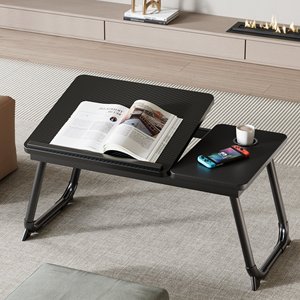 Mesa plegable moderna y barata para ordenador portátil, escritorio de estudio de cama de ordenador de uso superior de madera - Product Image 2