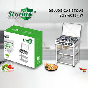 Cuisinière à gaz de table 5 brûleurs avec four à gaz intégré, <span class=keywords><strong>prix</strong></span> d'usine, modèle chinois - Product Image 4