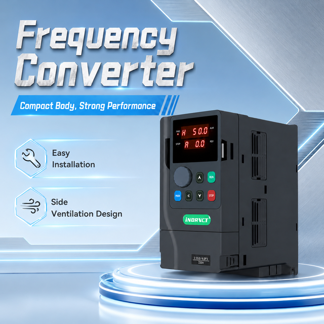 VFD Drive 1.5kW 2.2kW 4kW 2HP 3HP 5HP Single Phase 220V 50/60Hz Vector Control AC Drive for Compressor and Motor