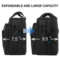 Sacoche pour homme personnalisée, de haute qualité, imperméable, extensible, pour ordinateur portable, sac à bandoulière pour homme, sac messager