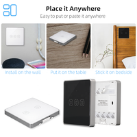 1/2/3 Gang système de maison intelligente automatique complet Tuya ZigBee panneau tactile sans fil alimenté par batterie scène intelligente interrupteur d'éclairage mural