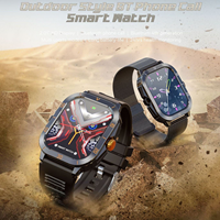 Reloj Inteligente C50 Pro con Monitor de Actividad Física, Batería Grande de 350 mAh, Resistente al Agua, Llamadas Bluetooth, Monitor de Frecuencia Cardíaca y Sueño, Deportivo para Android e IOS