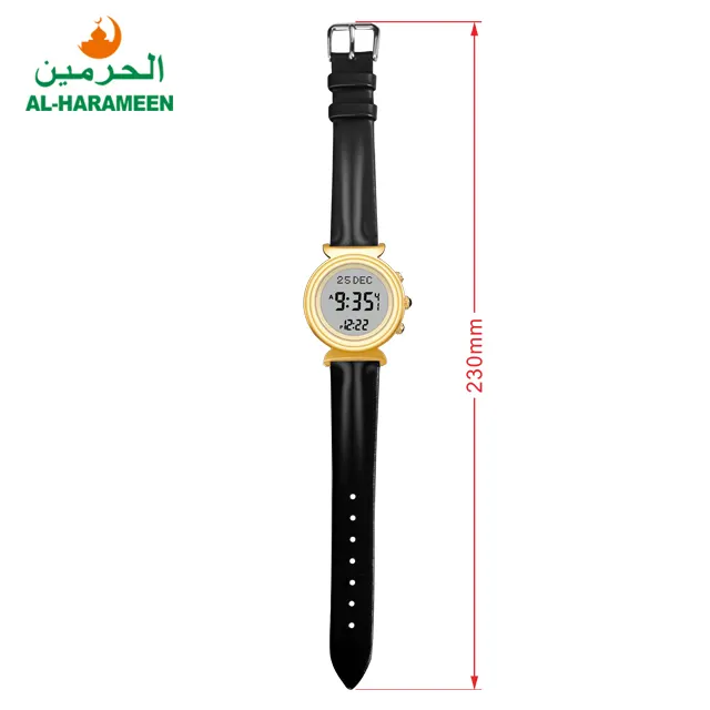 Relógio de pulso al-harameen original, relógio de pulso árabe