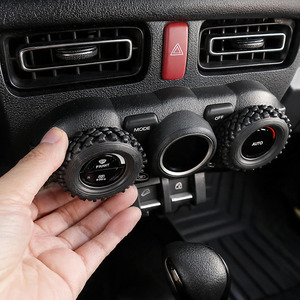 Silikon Klima Düğmesi Kapağı / AC Düğme Çerçevesi 2 Adet Suzuki Jimny 2019-2026 JB64 JB74 5 Kapılı, Kaymaz Tabanlı Kavrama, JMN162 - Product Image 1