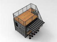 Yituo préfabriqué conteneur kiosque personnalisé petit conteneur café boutique à vendre