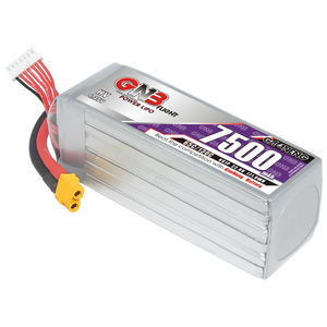 แบตเตอรี่ LiPo GNB GAONENG LiHV HV 7500mAh 6S 22.8V 65C 130C XT60 สำหรับรถบังคับวิทยุ รถบรรทุก รถถัง เครื่องบิน เรือ  ใช้ได้ทั้งแบบ Off Load และ On Load - Product Image 1