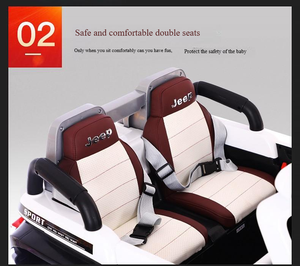 4x4 High Speed Offroad Fernbedienung Auto Buggy Trucks Suv <span class=keywords><strong>2</strong></span> Sitze Fahrt auf Auto UTV mit 12V Batterie 4 Motor - Product Image 3