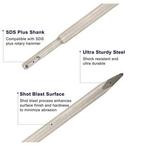 Goldmoon 6pcs Shot Blast bề mặt đục Bộ <span class=keywords><strong>SDS</strong></span> cộng với <span class=keywords><strong>SDS</strong></span> <span class=keywords><strong>Max</strong></span> bê tông Cutter ROTARY búa được sử dụng để cắt bê tông - Product Image 3