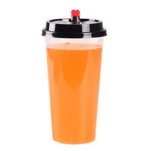 Gobelet en plastique transparent givré de haute qualité, personnalisé, jetable, avec couvercle, pour boissons froides, champagne, bière - Product Image 2
