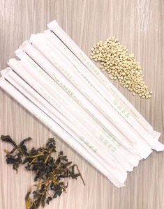 Pailles compostables en vrac, écologiques, sans plastique, pour bubble tea, café et restaurant, directement de l'usine - Product Image 4