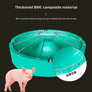 Nueva Cubierta Ecológica para Comedero <span class=keywords><strong>de</strong></span> Lechones con Ranura Redonda <span class=keywords><strong>de</strong></span> Alimentación <span class=keywords><strong>de</strong></span> Resina Compuesta y Herramienta para la Cría <span class=keywords><strong>de</strong></span> Cerdos - Product Image 3
