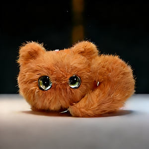 Giocattolo Educativo AI in Peluche Gatto Arancione con Pendente ChatGPT Assistente Vocale Intelligente Interattivo con Musica e Racconti per Bambini - Abilitato Wi-Fi - Product Image 2