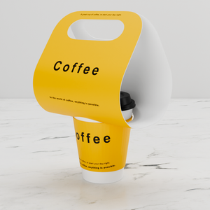 <span class=keywords><strong>Set</strong></span> Premium di Imballaggi Gialli Monouso per Caffè - Bicchieri da Asporto, Contenitori per <span class=keywords><strong>Pranzo</strong></span> e Sacchetti di Carta per Caffetterie e Ristoranti - Product Image 3