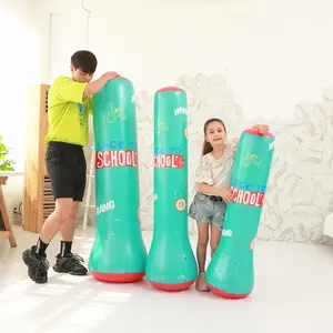 减压踢速度重型训练袋健身拳击Bop袋儿童站立充气沙袋儿童