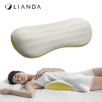 Coussin de soutien lombaire pour soulager les douleurs du bas du dos, pour chaise de bureau, siège de voiture, ergonomique, orthopédique, en mousse à mémoire de forme, pour le sommeil