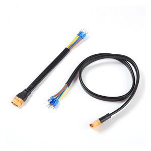 ขั้วต่อสามขา Mr60 พร้อมสายเคเบิลสำหรับเครื่องบินจำลอง สายซิลิโคน 12awg ขั้วต่อไฟฟ้ากำลังสูง - Product Image 2