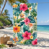 Wholesale Luxury 100% Cotton Terry Eco-Friendly Beach Towel Custom Logo Printed Oversized Soft Absorbent Pool Swim Towel for