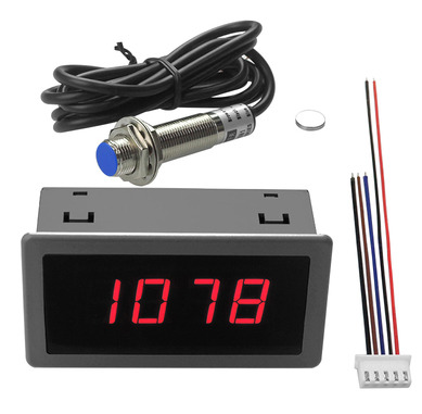 Digital  Tachometer Motor Speed  with  Hall Sensor