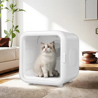 Sèche-cheveux intelligent haute puissance ABS pour chat et chien, entièrement automatique, écologique, boîte de séchage à température constante, souffleur d'eau