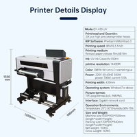 Nouvelle imprimante UV DTF à grande vitesse Qinyu A2 42 cm pour autocollants et impression à plat, 3 têtes d'impression TX800, jet d'encre UV entièrement automatique pour coques de téléphone et bouteilles